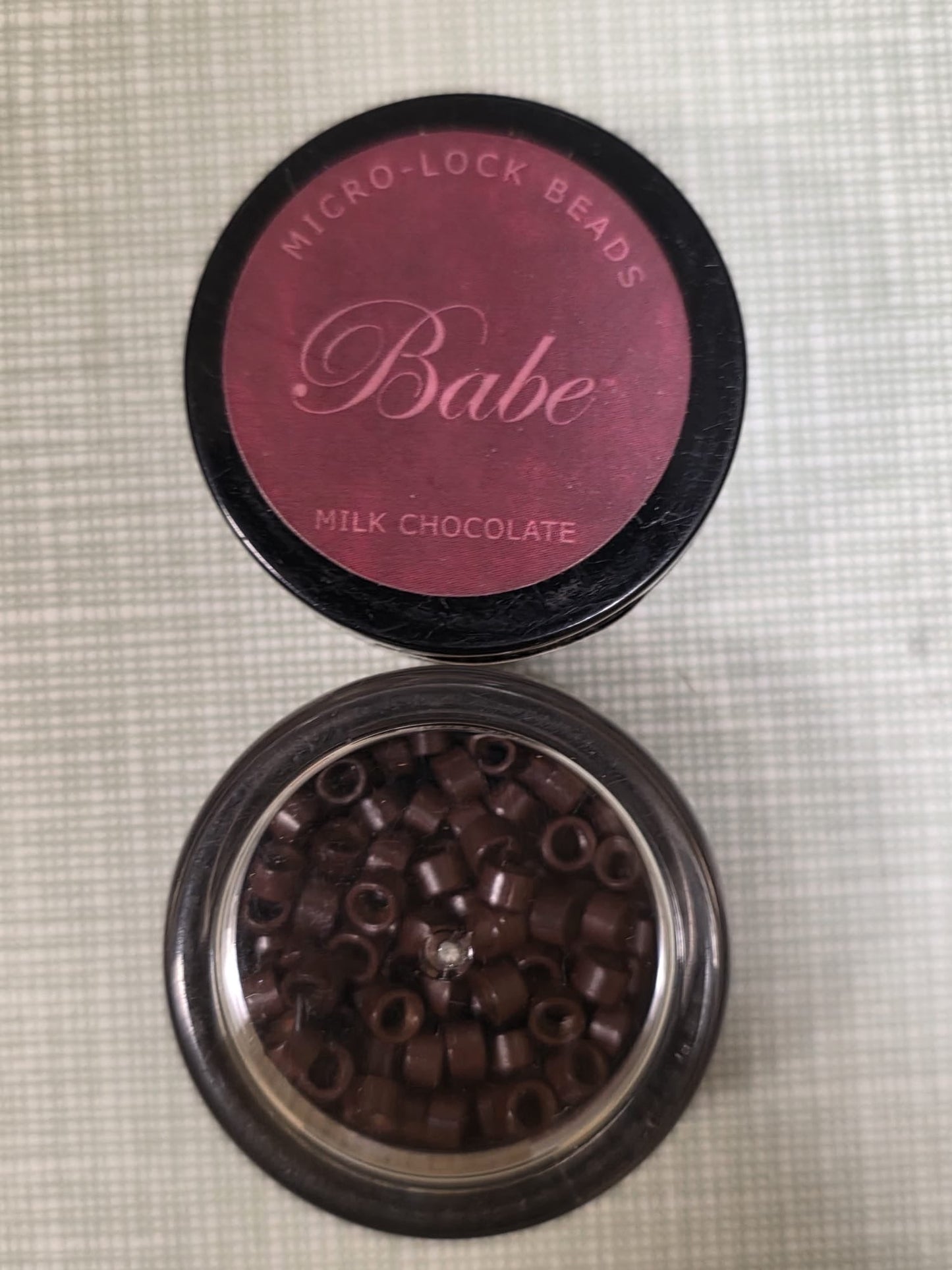 Babe 100 Pieces Micro-lock Beads Milk Chocolate